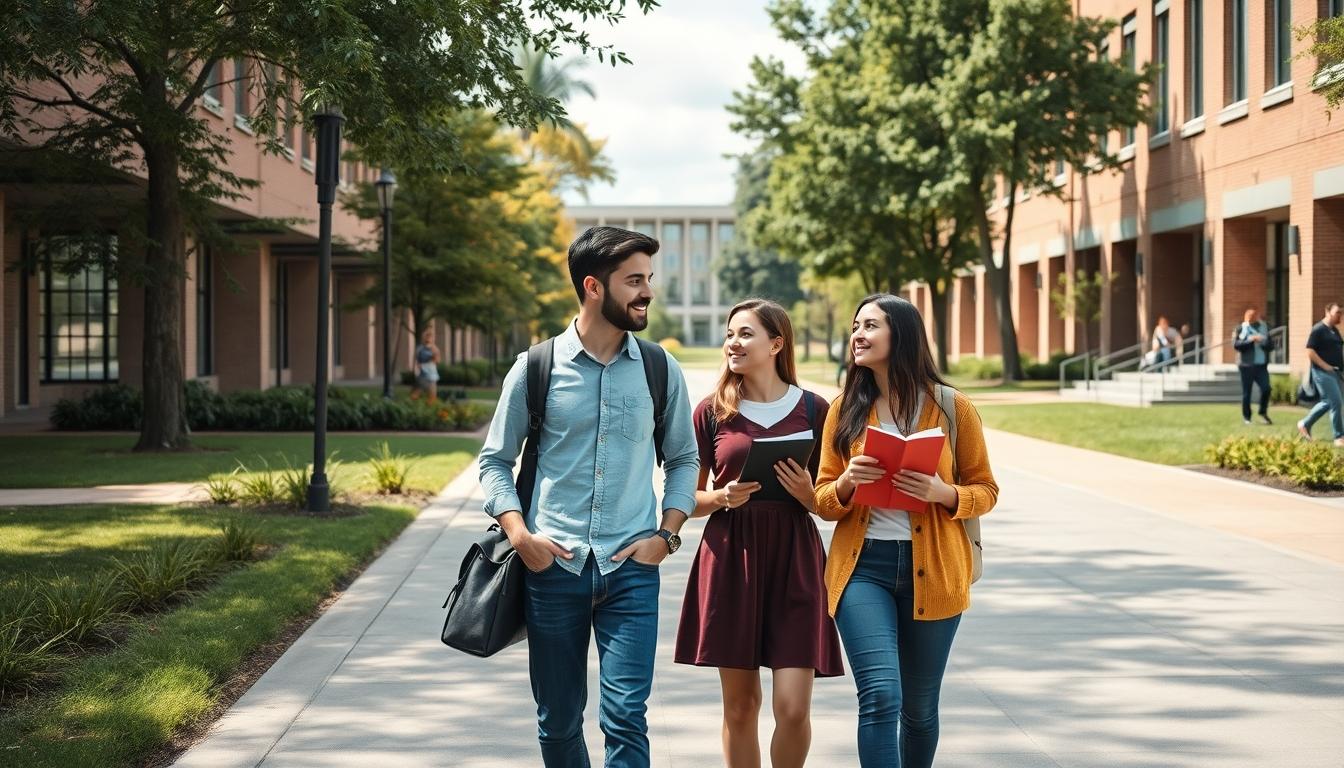 Student using a study guide to organize academic notes